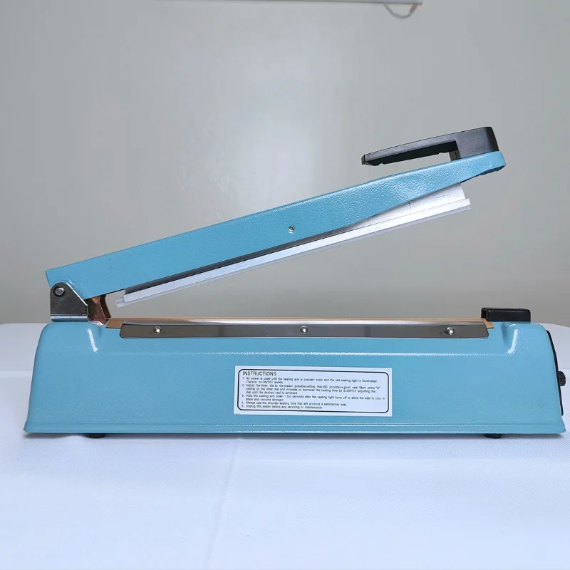 Tổng quan máy hàn miệng túi dập tay FS-300 vỏ thép Helicom