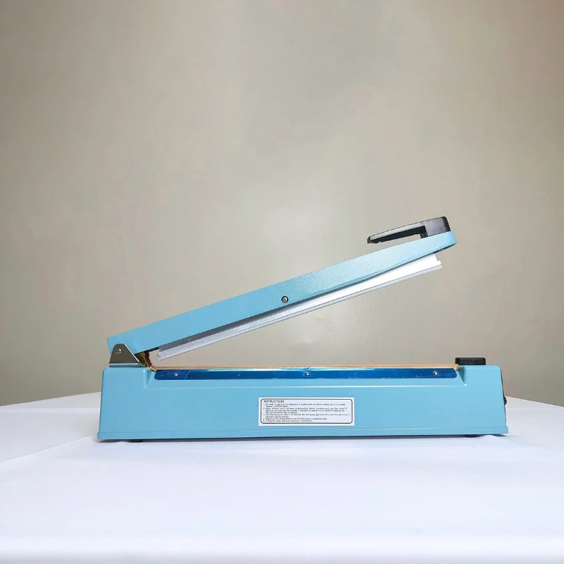 Tổng quan máy hàn miệng túi dập tay FS-400-5 vỏ nhôm Helicom