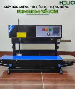 Máy hàn miệng túi liên tục dạng đứng FRD-750E II vỏ sơn Helicom