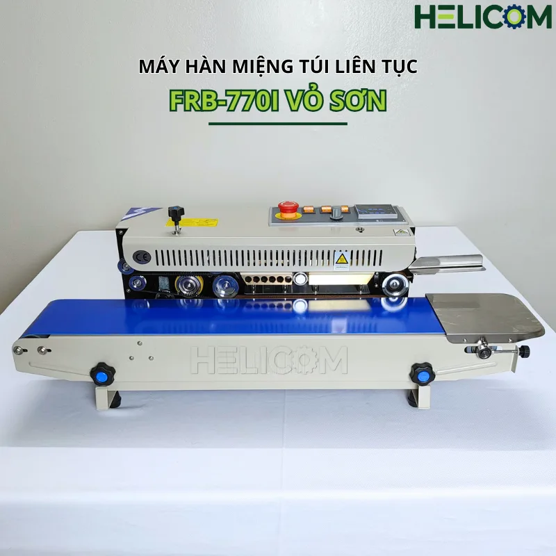 Máy Hàn Miệng Túi Liên Tục FRB-770I Vỏ Sơn Helicom